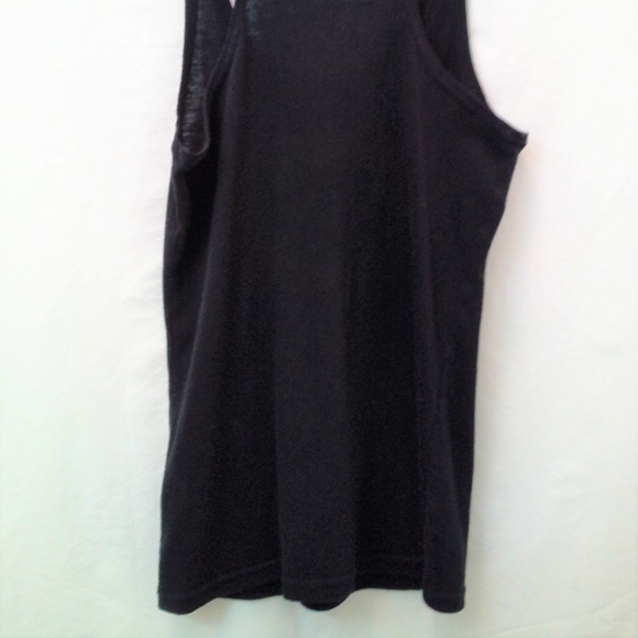 Black Womens Tank Top MEDIUM - Picture 4 of 5